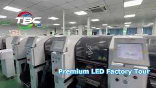 Tour della fabbrica di LED TBC