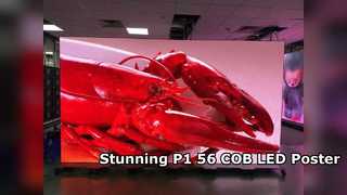 COB P1.538 Schermo LED per interni per catene di negozi al dettaglio