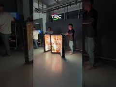 Banco reception a LED a 6 pieghe | Display LED pieghevole portatile per eventi