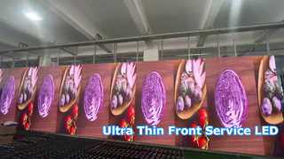 Display di servizio frontale per videowall LED per interni serie E